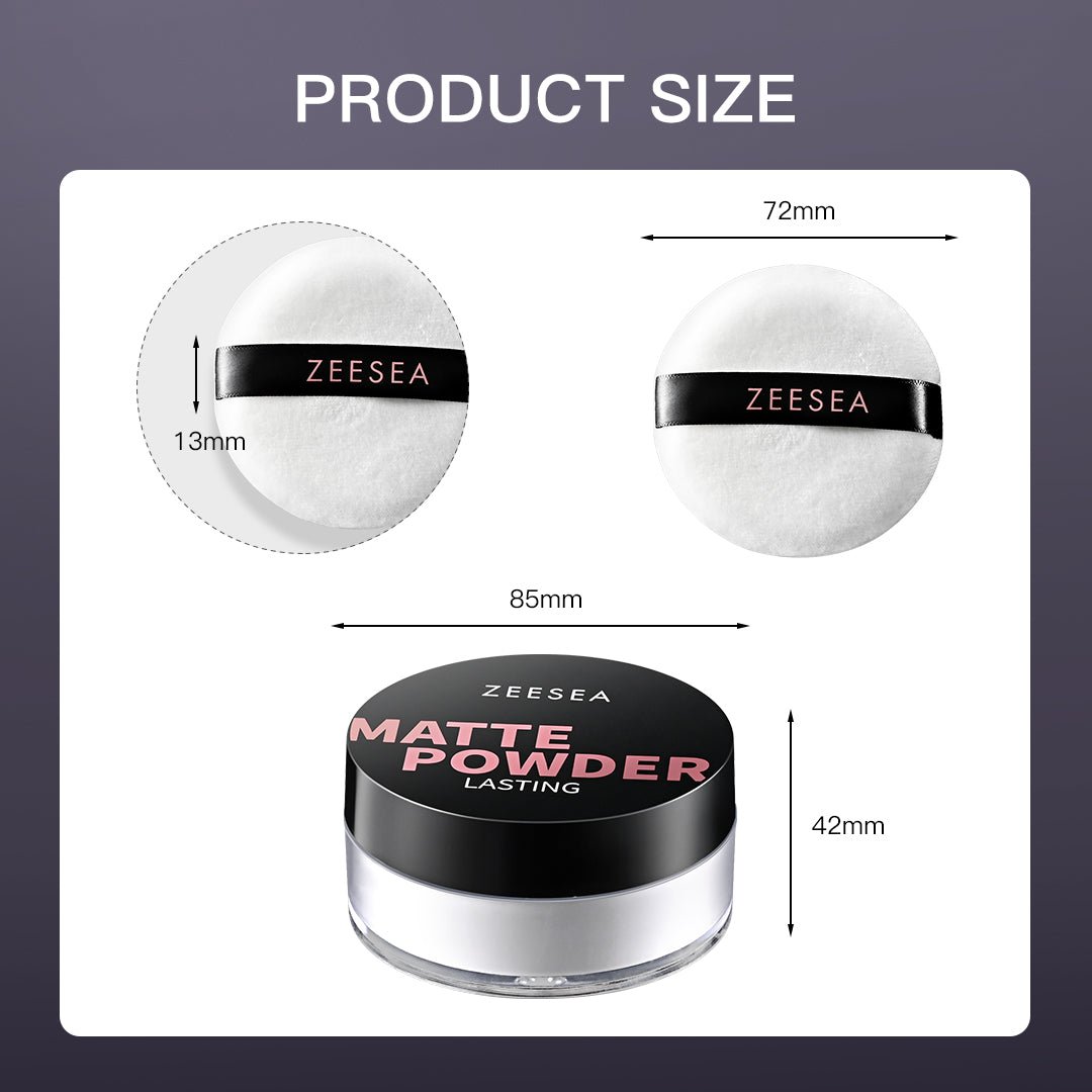 Large - capacity oil - control long - lasting loose powder -